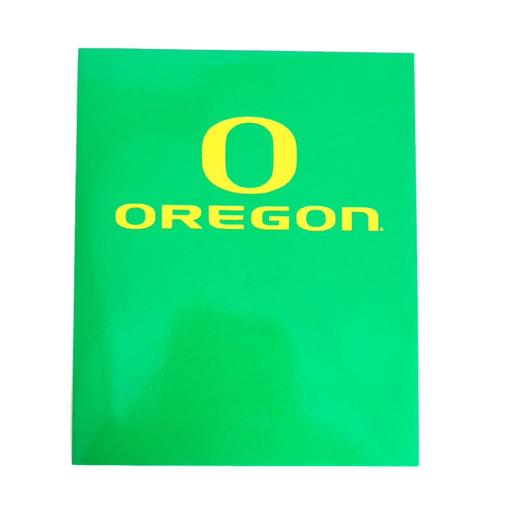 Roaring Spring, Classic Oregon O, Glossy, Folder, Kelly Green